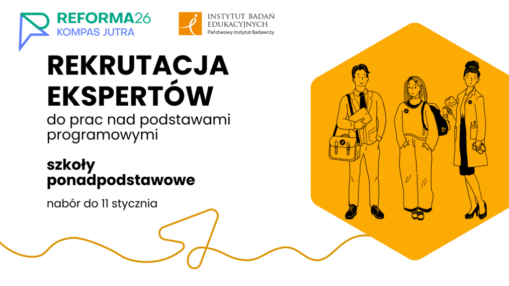 Rekrutacja ekspertów - szkoły ponadpodstawowe